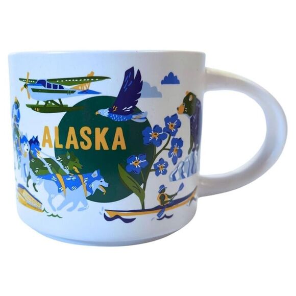 NIB Starbucks Limited Edition Discovery Series Alaska Ceramic Mug, 14 Oz - Picture 1 of 5